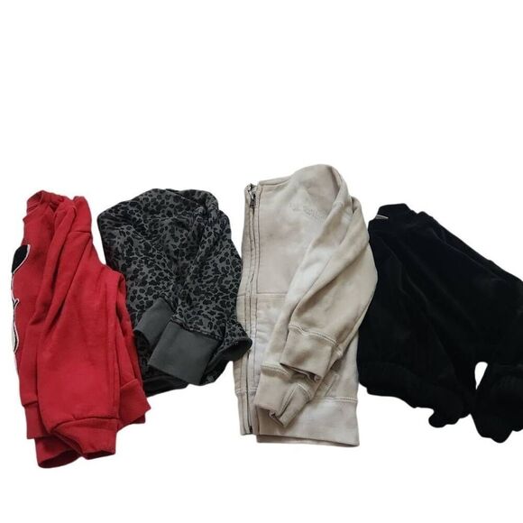 Girls Size 5 Lot of 4 Sweatshirts Abercrombie Old Navy Disney - Picture 1 of 7